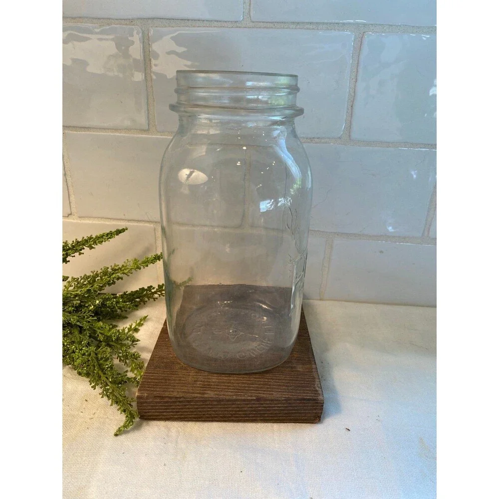 Presto Supreme‎ Glass Mason canning Jar circa 1930-1940